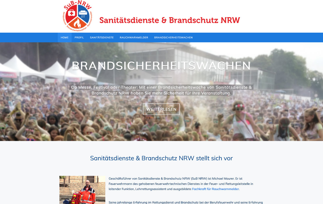 Sanitätsdienste und Brandschutz in Hagen